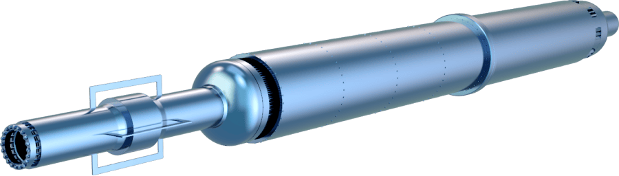 Внутреннее устройство колонны синтеза